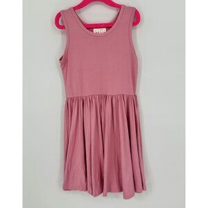 Dotdotsmile Girls Tank Dress Size 7 Solid Pink Super Soft NWT